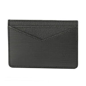 Louis Vuitton Epi Neo Porte Carte Pass Wallet Black